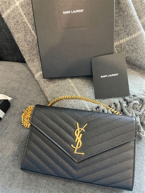 ysl woc size|ysl monogram chain wallet.